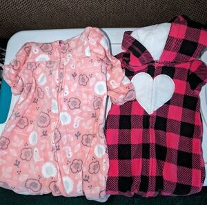 2 9mo fleece outfits